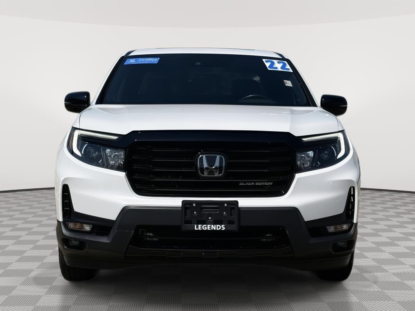 Certified 2022 Honda Ridgeline Black Edition with VIN 5FPYK3F86NB016988 for sale in Kansas City