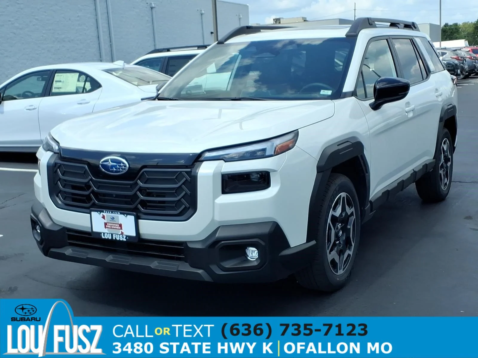 Certified Used 2026 Crystal White Pearl Subaru Touring image 2