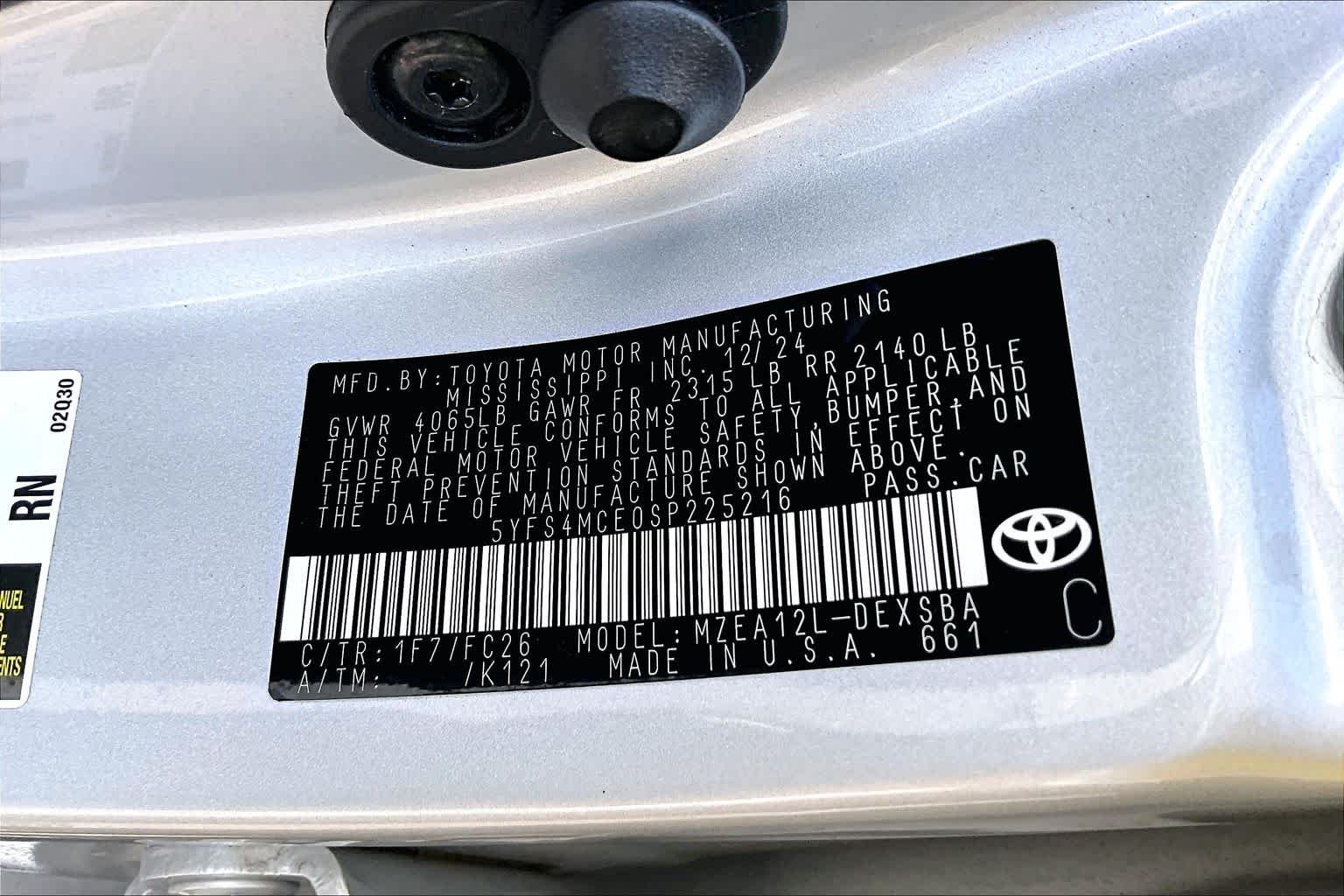 Used 2025 Classic Silver Metallic Toyota SE image 33