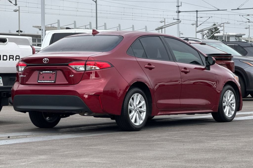 Certified Used 2024 Red Toyota LE image 4