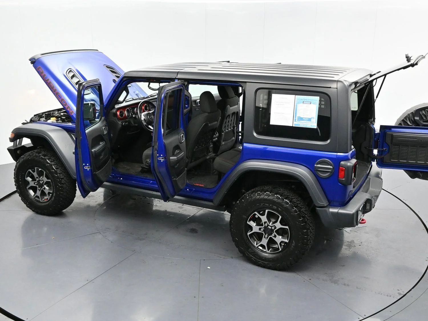 Used 2018 Ocean Blue Metallic Clearcoat Jeep Rubicon image 42