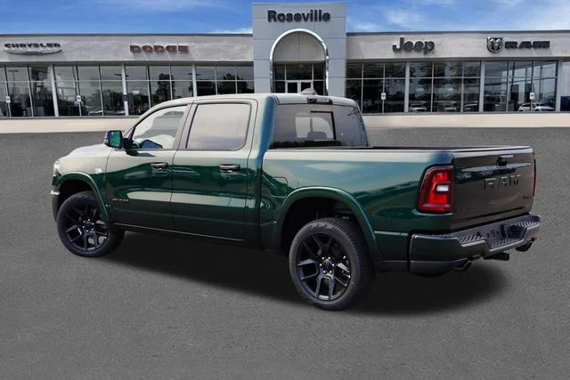 New 2026 Serrano-Green Metallic Exterior Paint RAM Laramie image 5