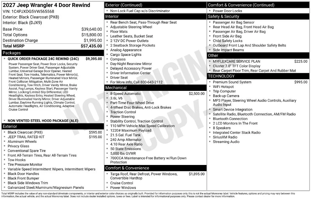New 2027 Black Jeep Sport image 45