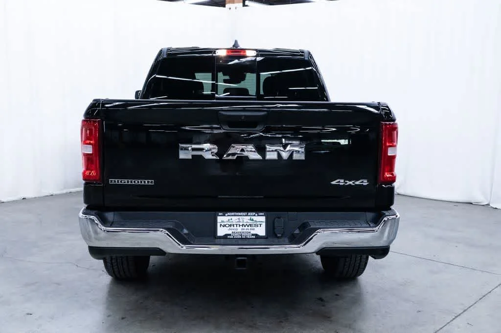 Used 2025 Diamond Black Crystal Pearlcoat Ram Big Horn image 5