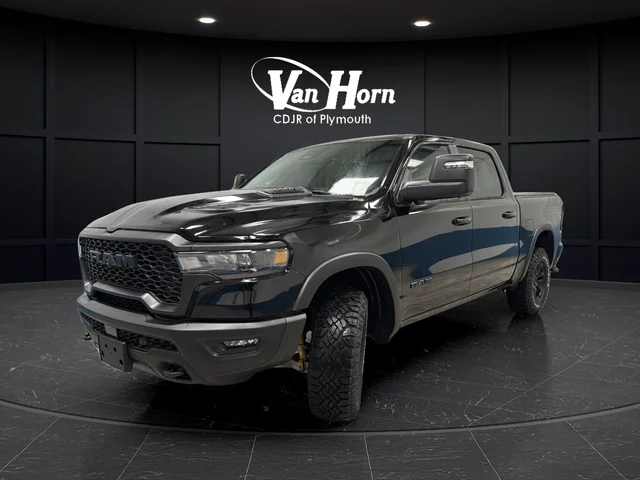 New 2026 Diamond Black Crystal Pearl-Coat Exterior Paint RAM Rebel image 7