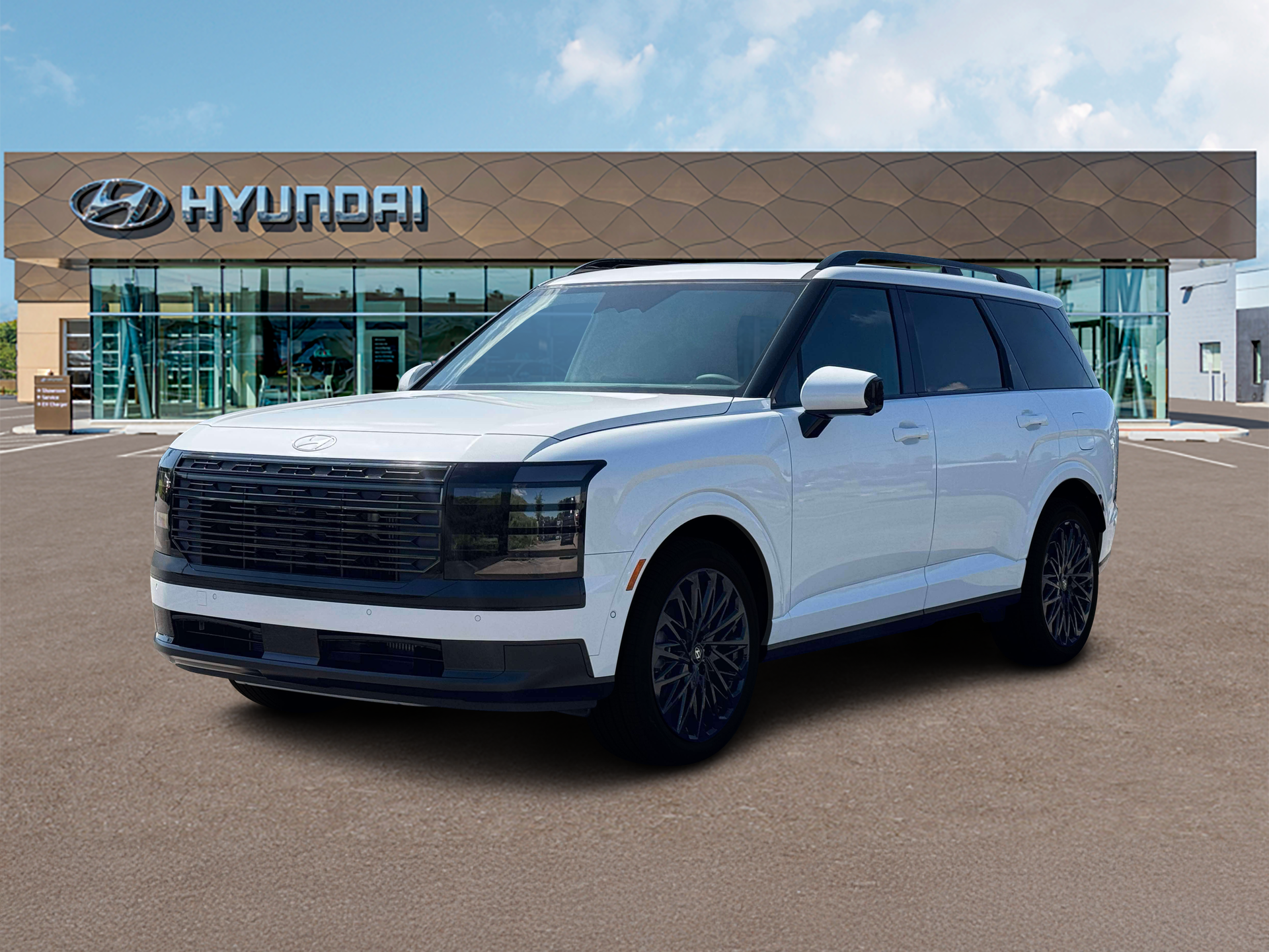 New 2027 White Hyundai Calligraphy Black Ink image 1