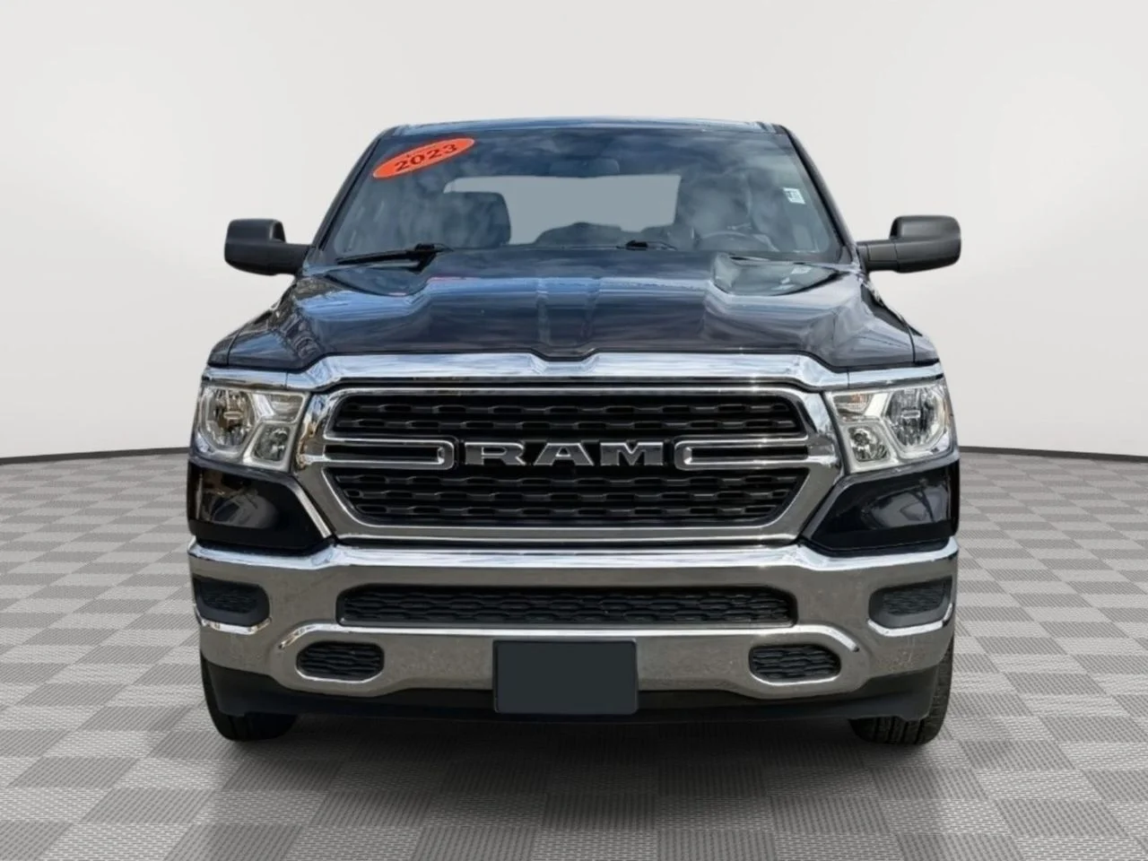 Used 2023 Diamond Black Crystal Pearlcoat RAM Big Horn Crew Cab 4x4 64