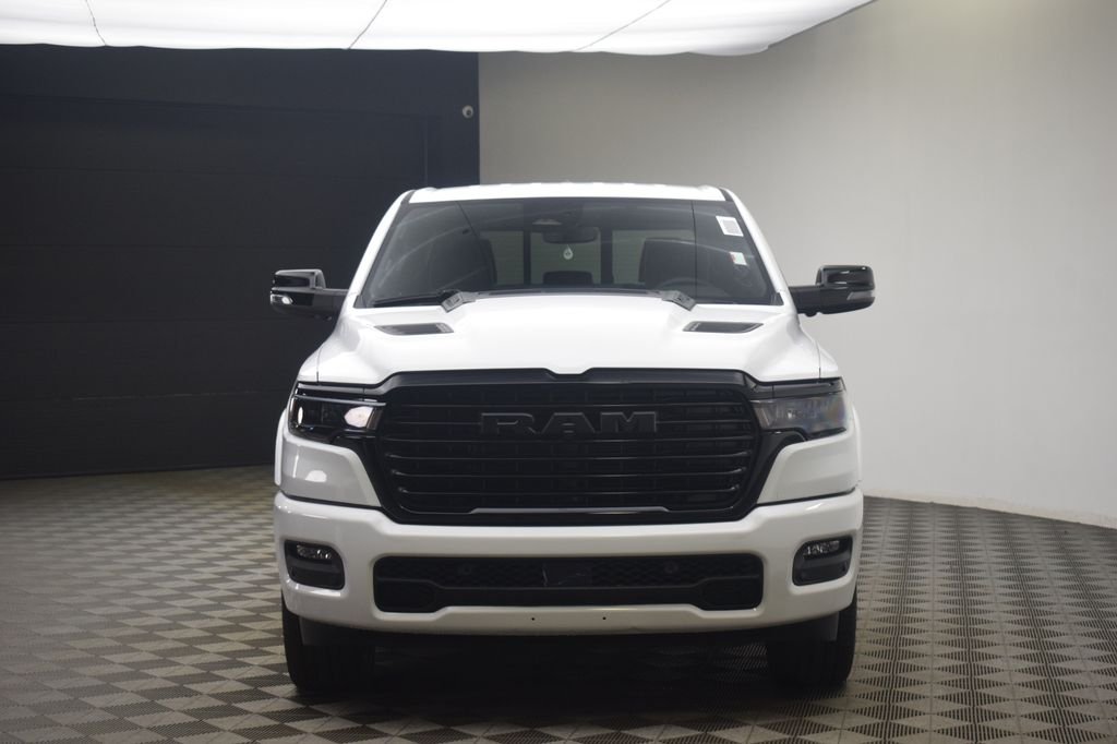 New 2026 Bright White Clear-Coat Exterior Paint RAM Laramie image 2