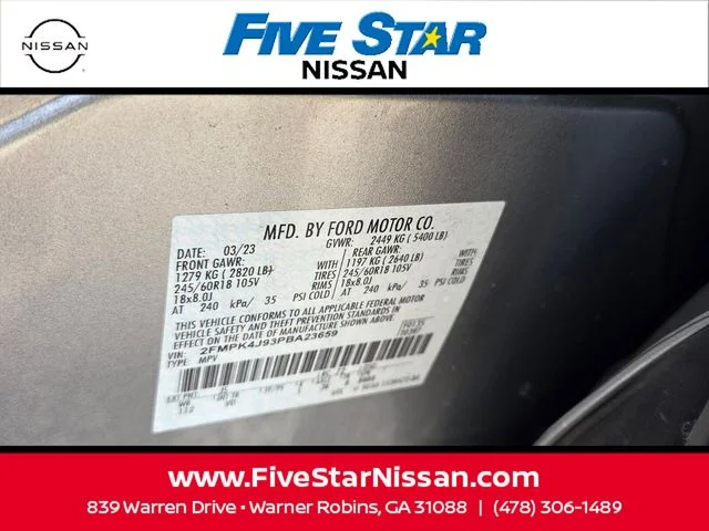 Used 2023 Silver Ford SEL image 18