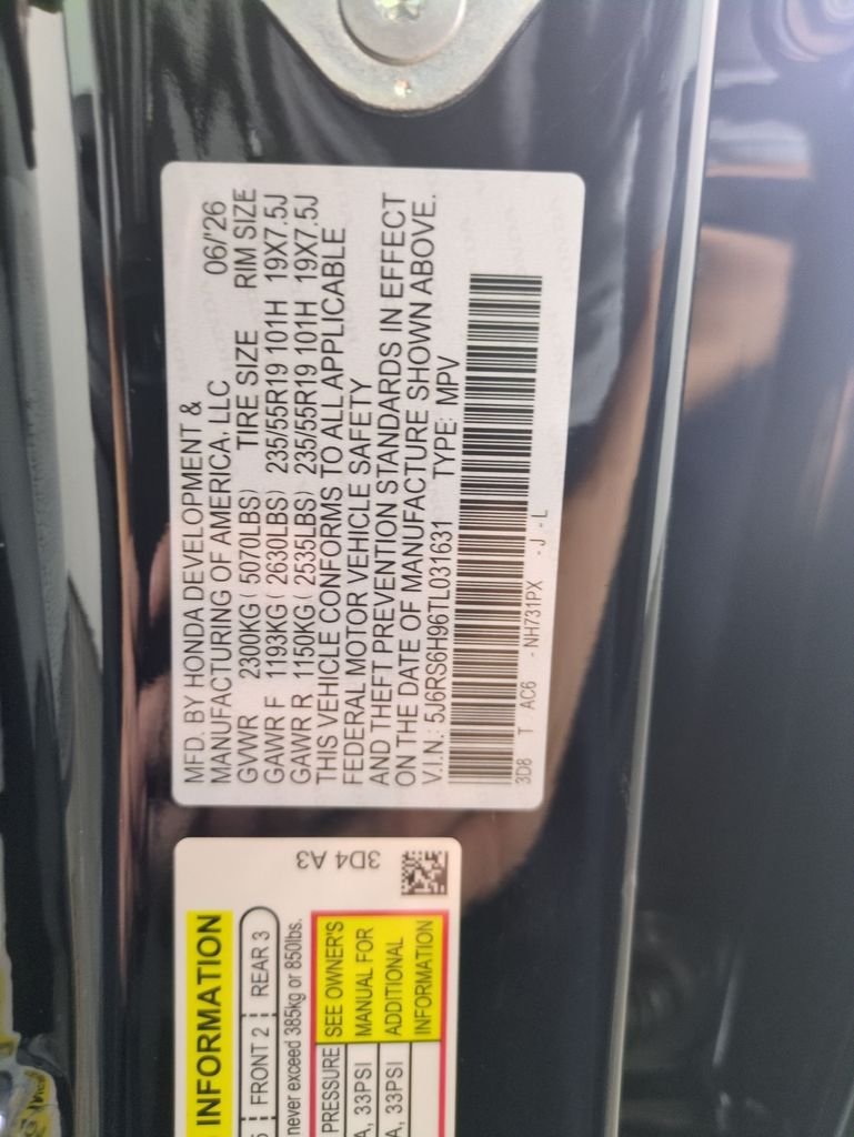 New 2026 Crystal Black Pearl Honda Sport Touring image 29