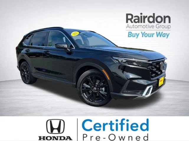 Certified Used 2025 Crystal Black Pearl Honda Sport Touring image 1