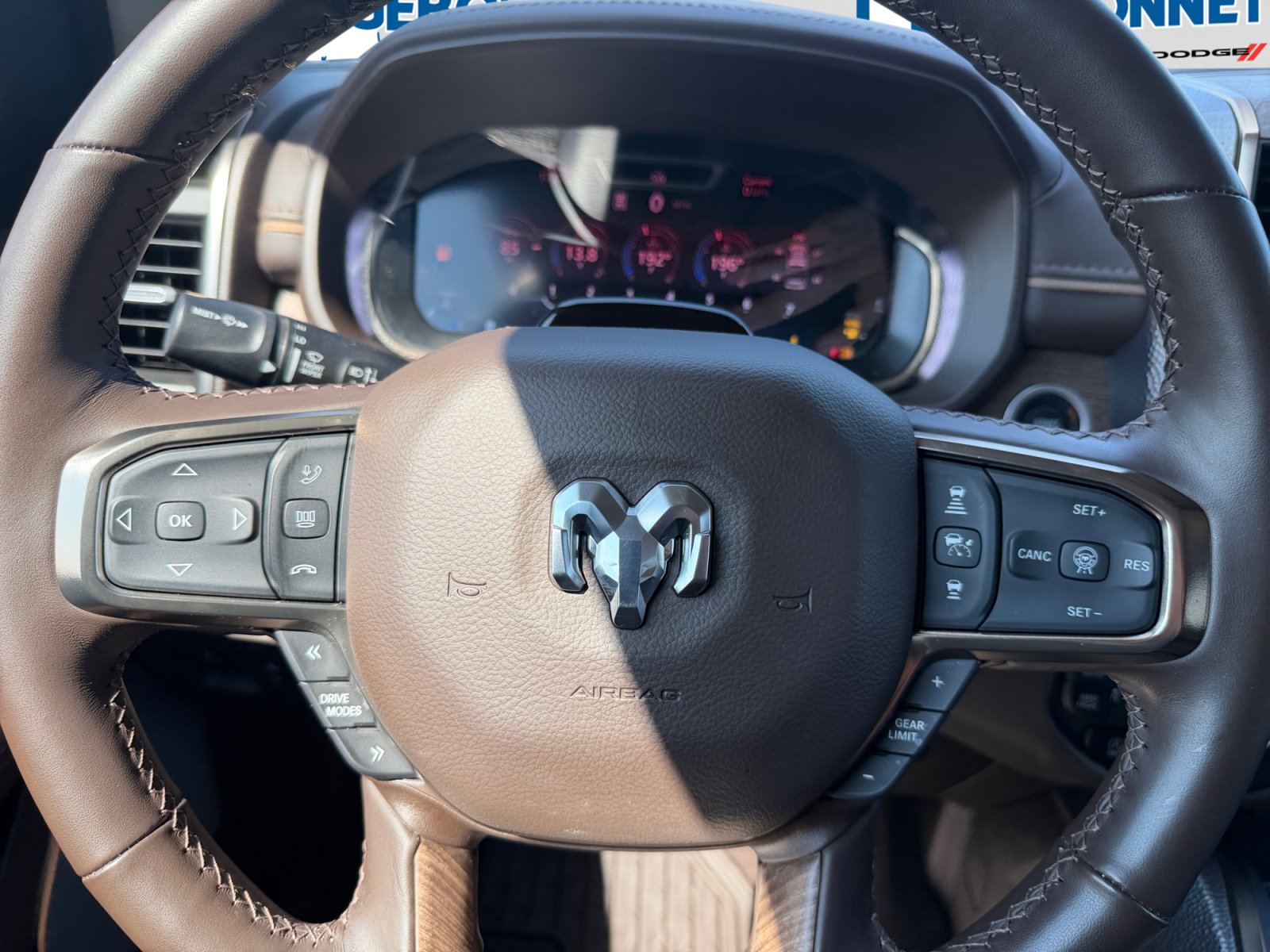 Used 2025 Bright White Clearcoat Ram Longhorn image 18