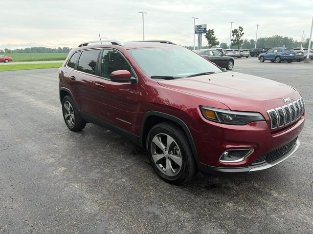 Used 2021 Velvet Red Pearlcoat Jeep Limited image 7