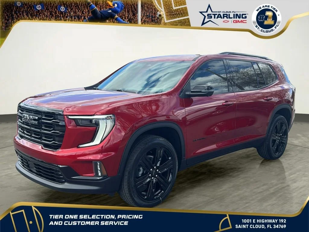 New 2026 Volcanic Red Tintcoat GMC Elevation image 1