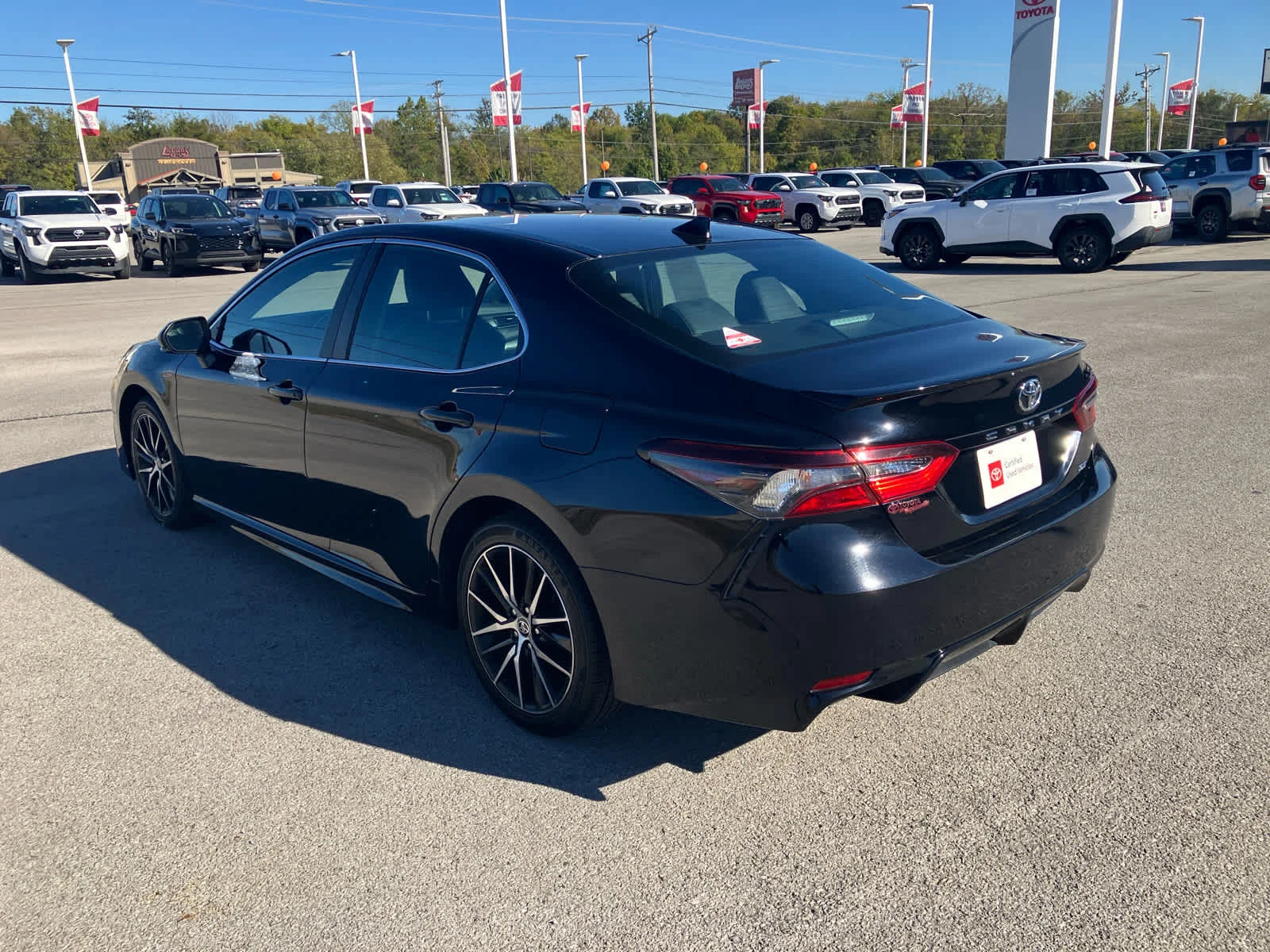 Used 2024 Midnight Black Metallic Toyota SE image 7