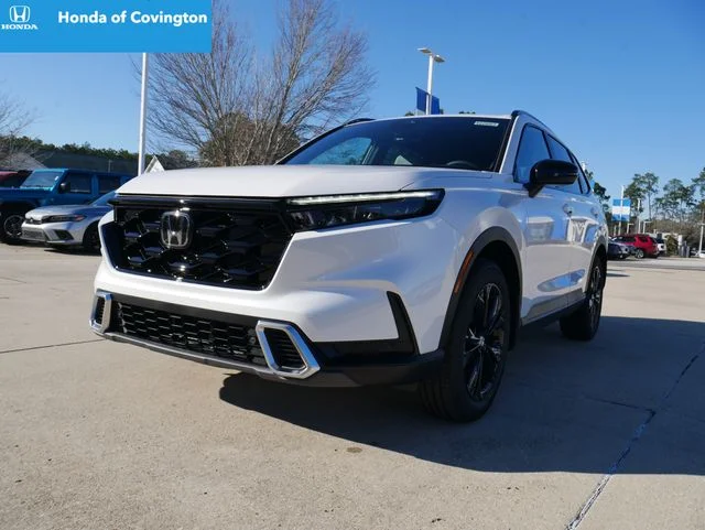 New 2026 Platinum White Pearl Honda AWD Sport Touring Hybrid image 7
