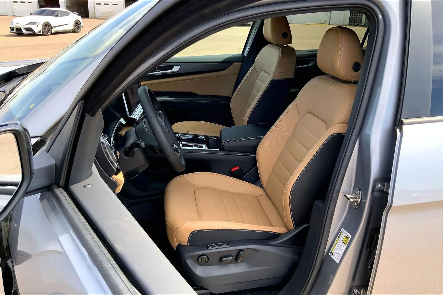 New 2026 Silver Mist Metallic Volkswagen 2.0T SEL R-Line Black image 9