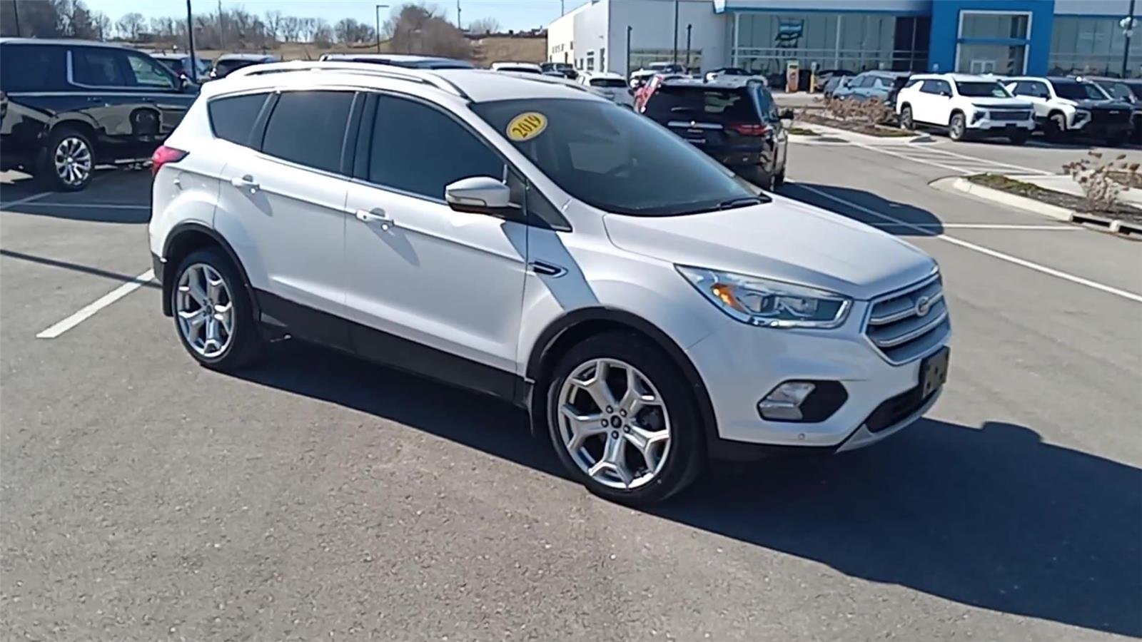 Used 2019 Ford Escape Titanium with VIN 1FMCU9J99KUB19028 for sale in Kansas City