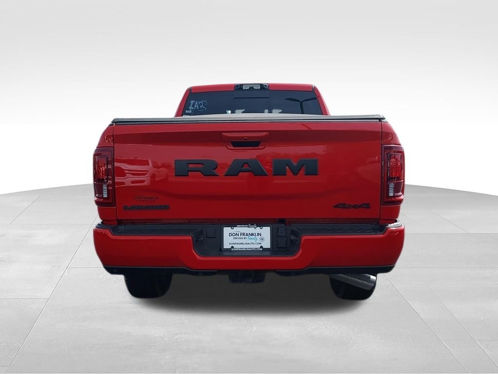 New 2026 Flame Red Clear-Coat Exterior Paint RAM Laramie image 7