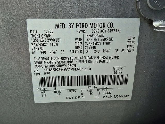 Used 2023 Silver Ford Platinum image 27