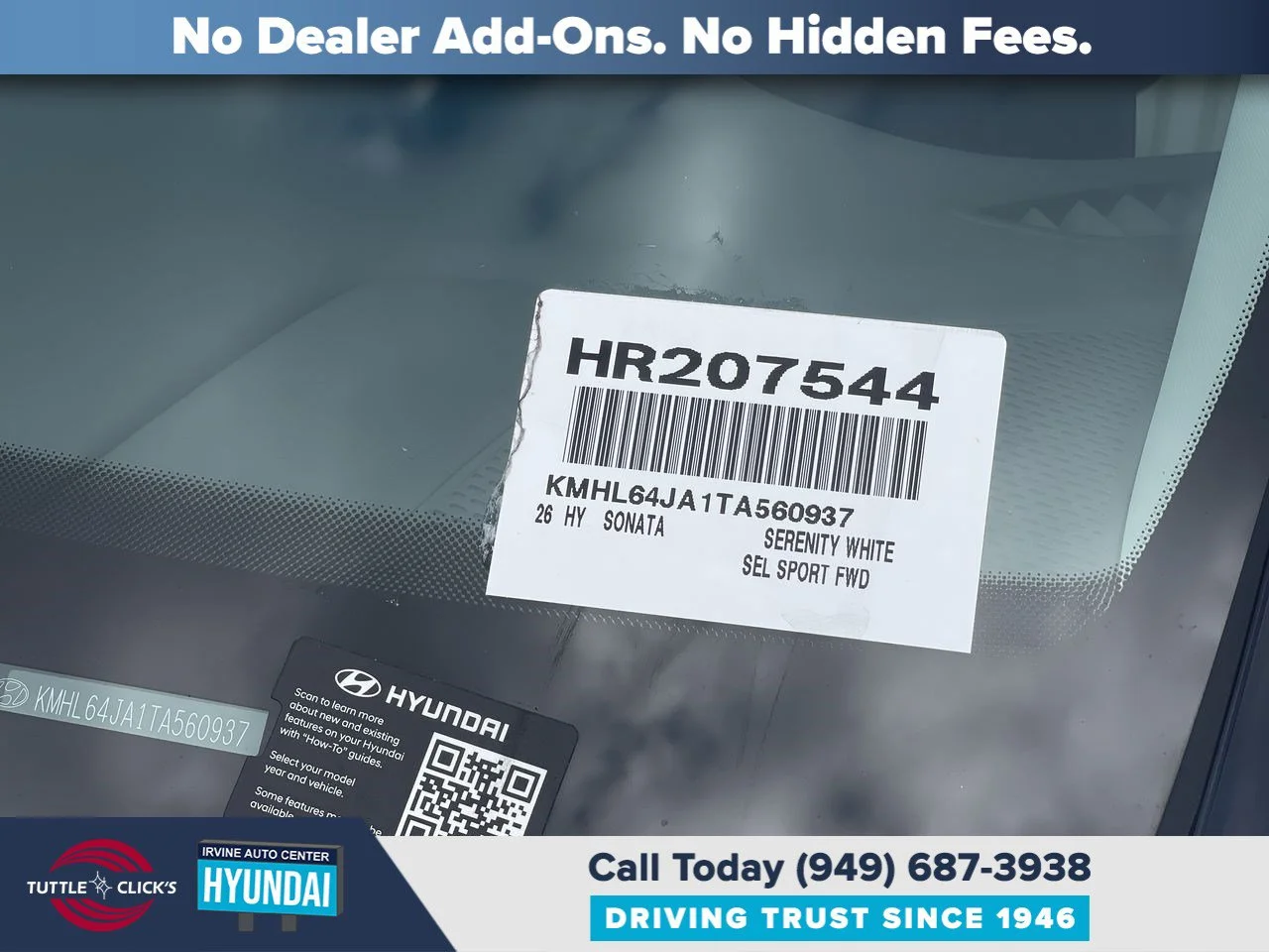Used 2026 Serenity White HYUNDAI SEL SPORT image 42