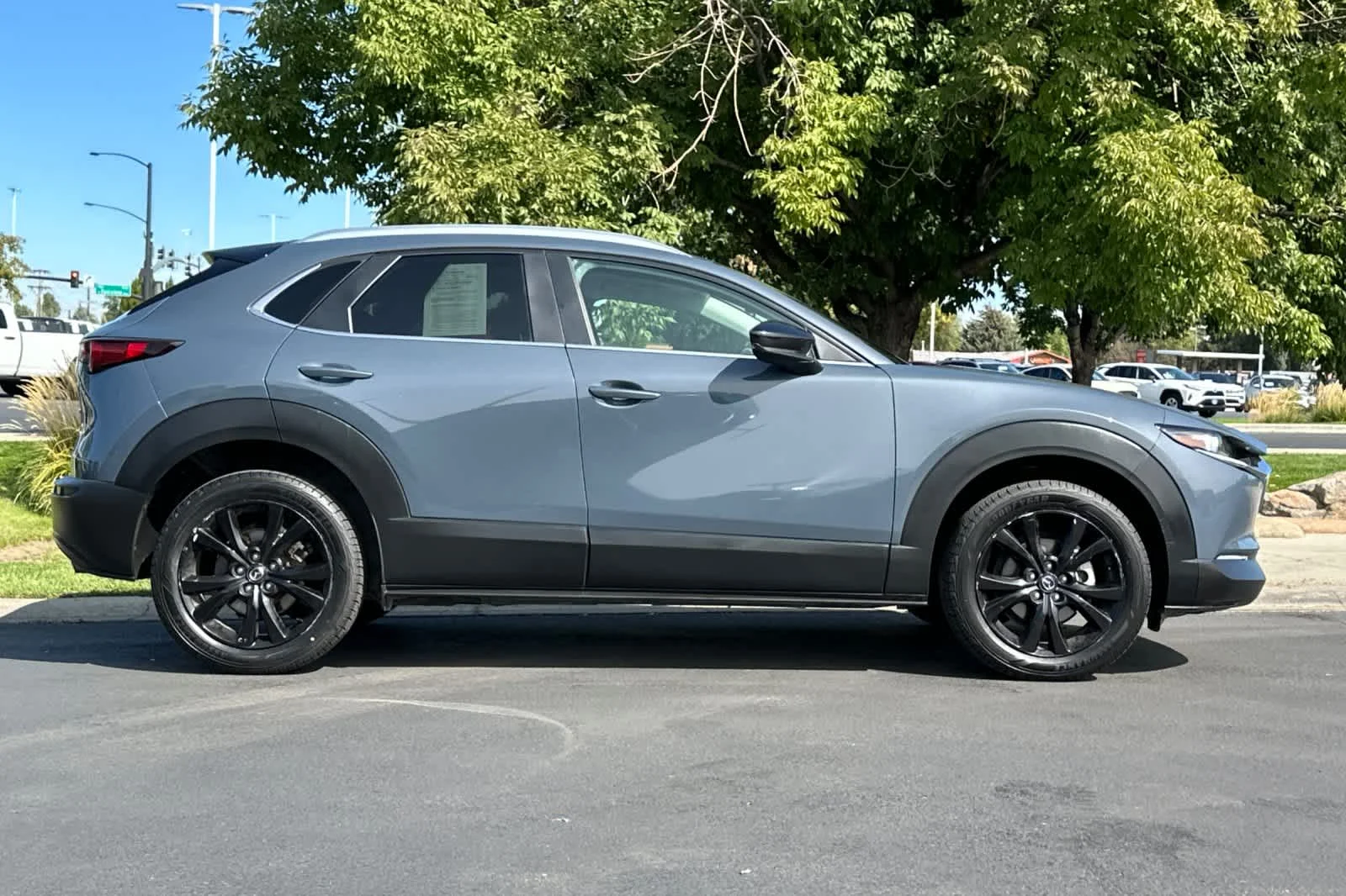 Certified Used 2025 Polymetal Gray Metallic Mazda 2.5 S Carbon Edition image 8