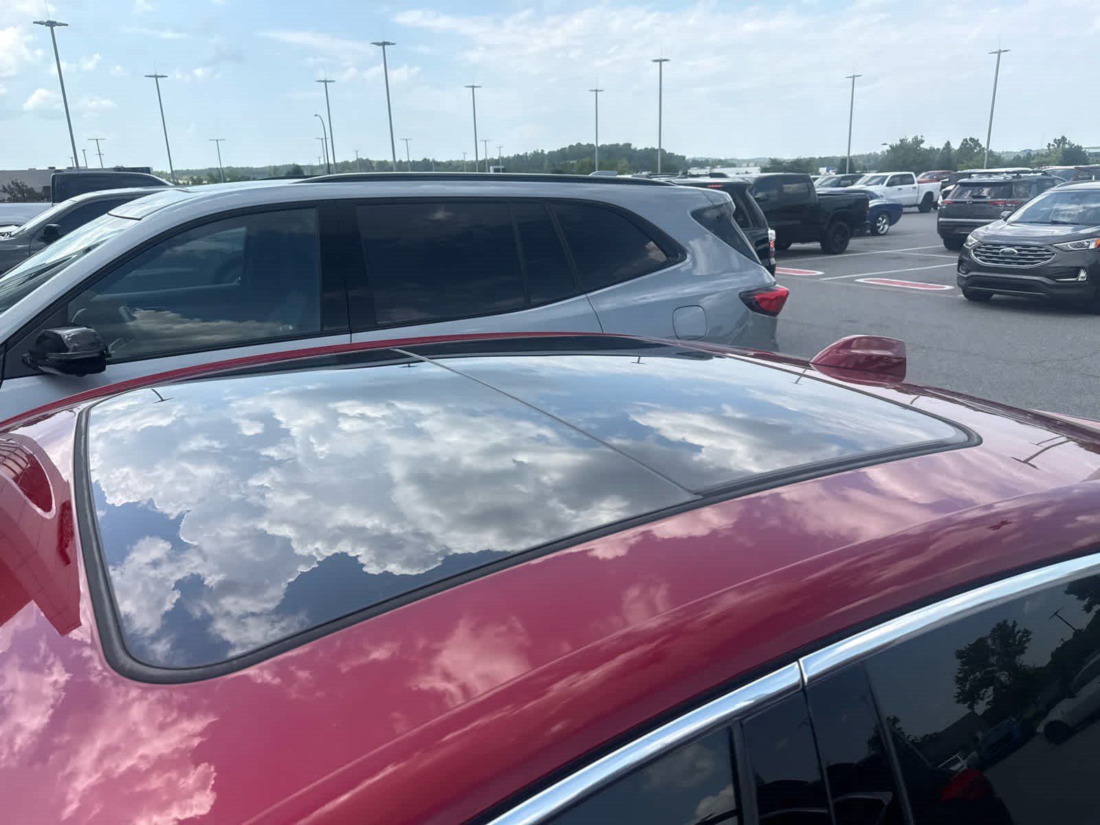 Used 2025 Radiant Red Tintcoat Cadillac Premium Luxury image 5