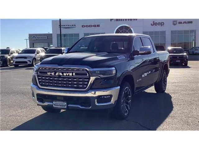 New 2026 Forged Blue Metallic  Paint Ram LIMITED LONGHORN CREW CAB 4X4 5