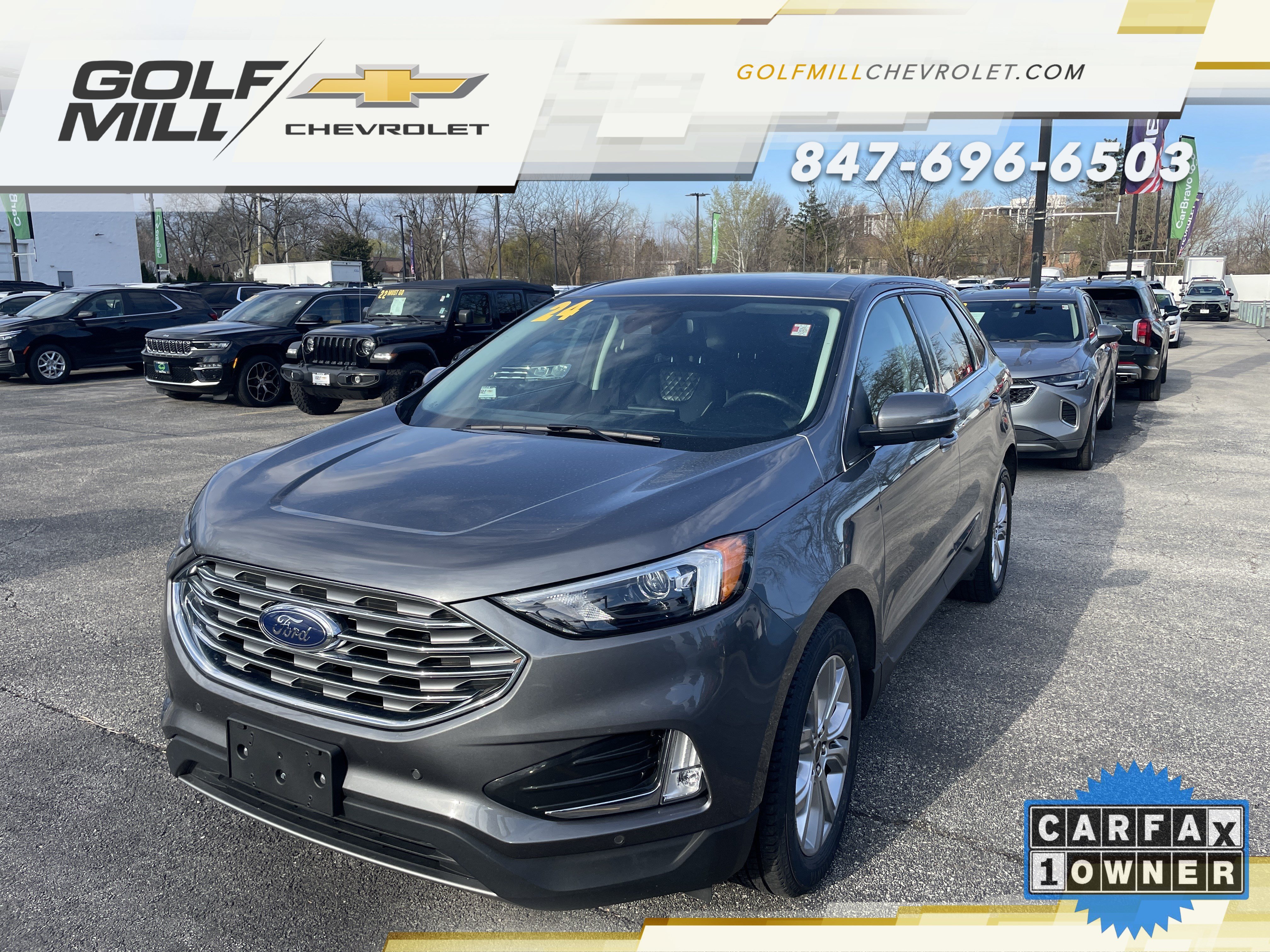 Used 2024 Gray Ford Titanium image 1