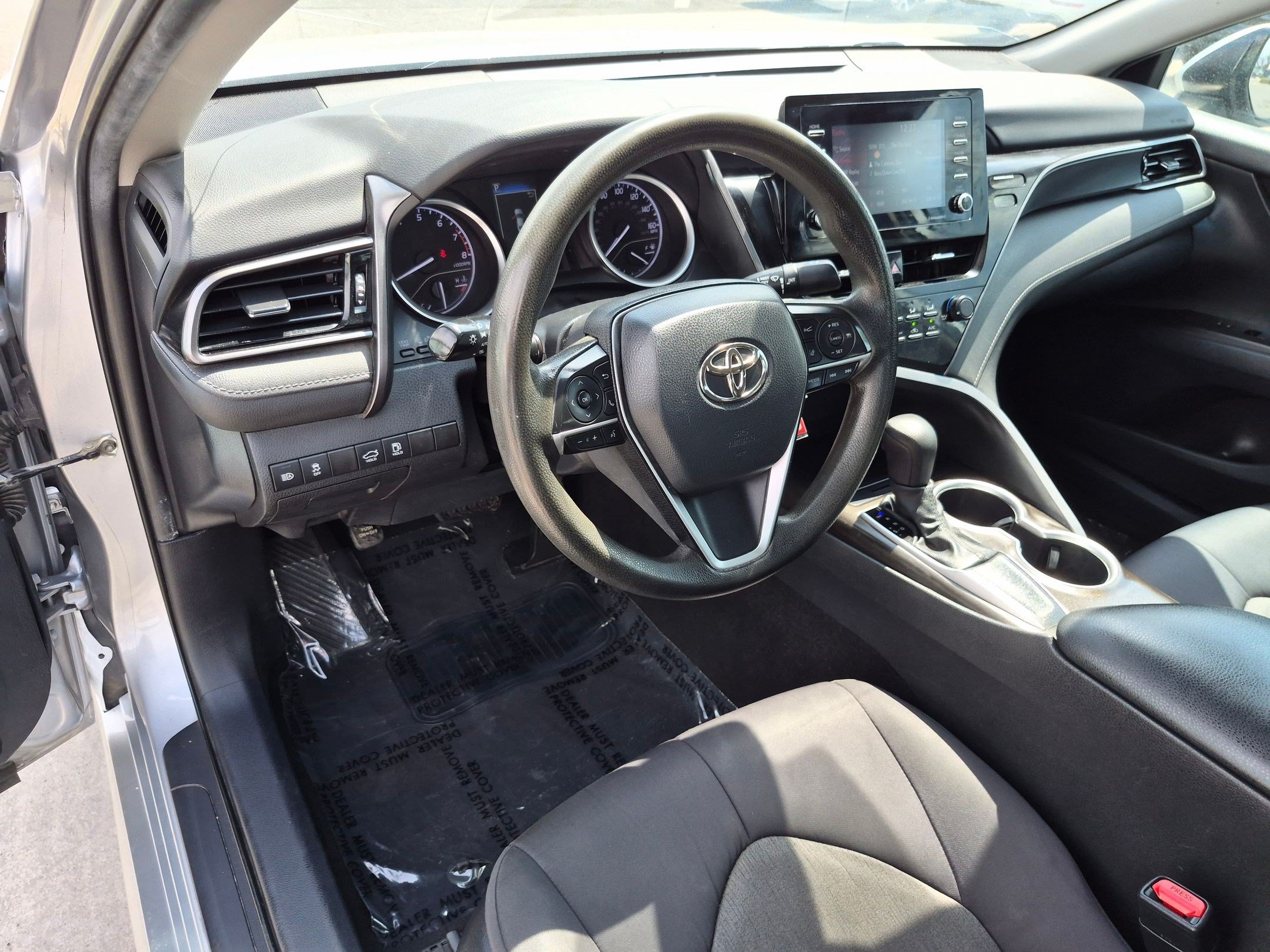 Used 2021 Celestial Silver Metallic Toyota LE image 13