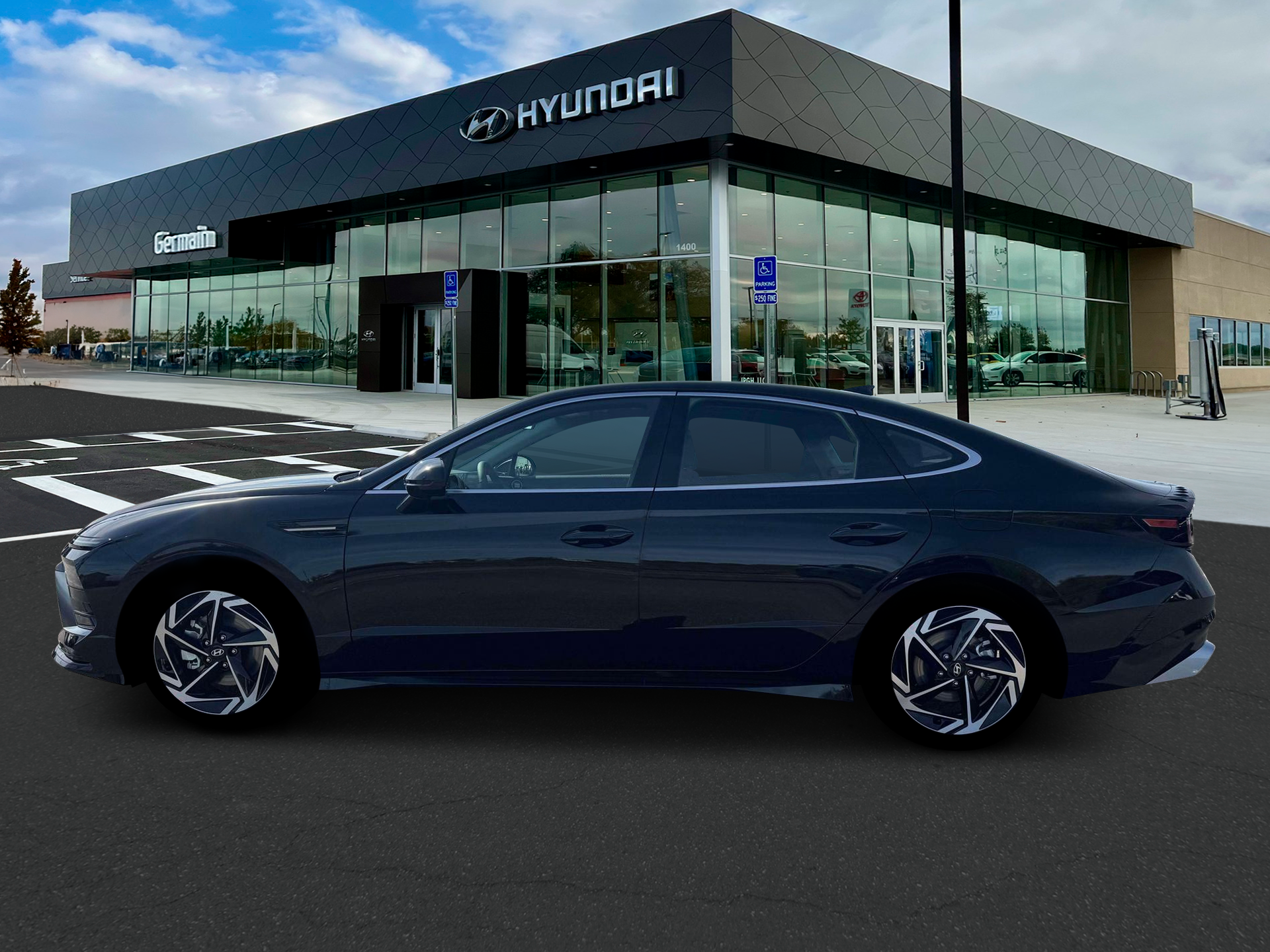 New 2026 Abyss Black Hyundai SEL Sport image 3