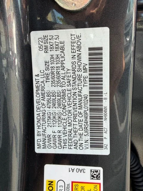 Used 2023 Gray Honda EX image 29