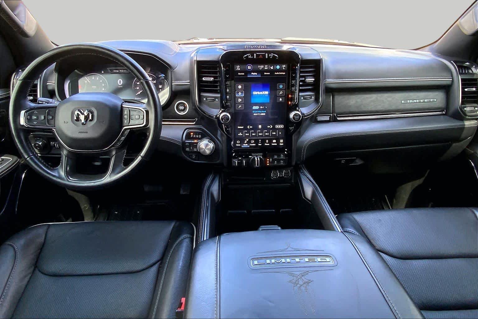 Used 2023 Diamond Black Crystal Pearlcoat Ram Limited image 16