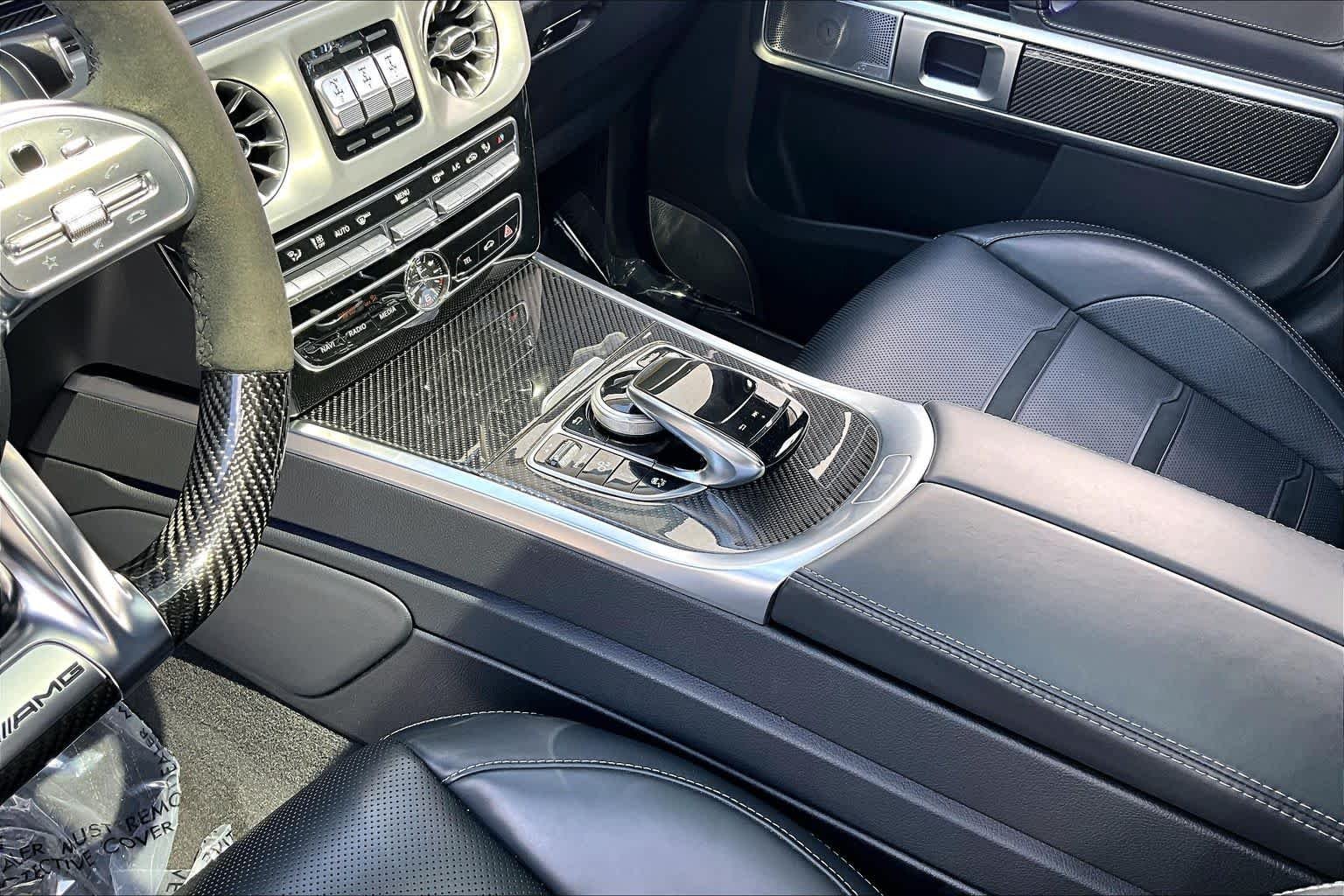 Used 2023 MANUFAKTUR Moonlight White Metallic Mercedes-Benz AMG® G 63 image 17