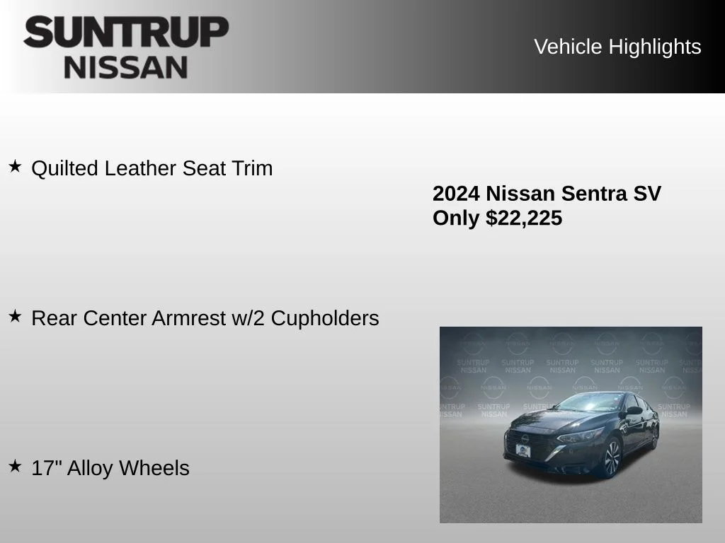 Used 2024 Black Nissan SV image 30
