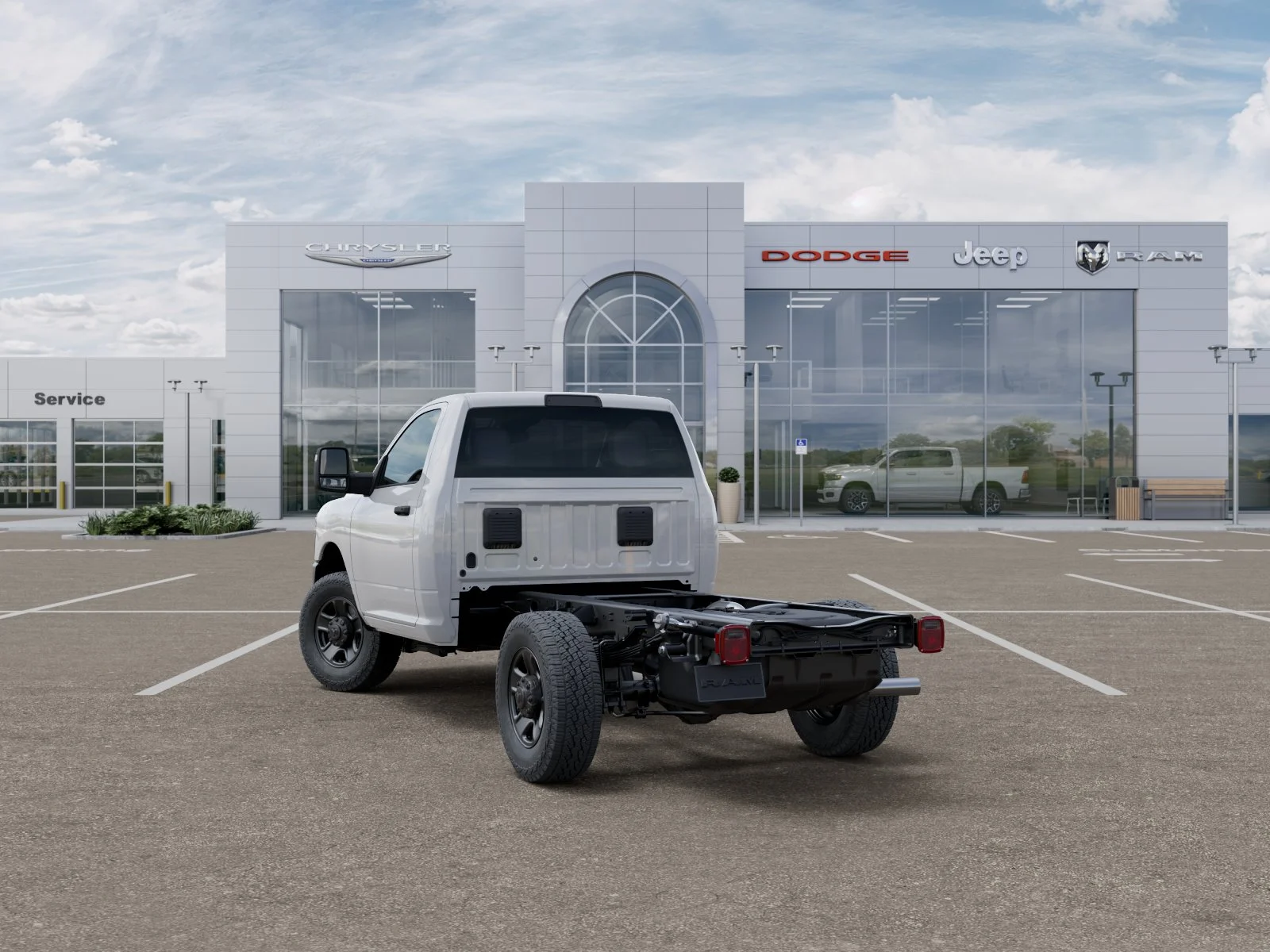 New 2025 Bright White Clear-Coat Exterior Paint RAM Tradesman image 14