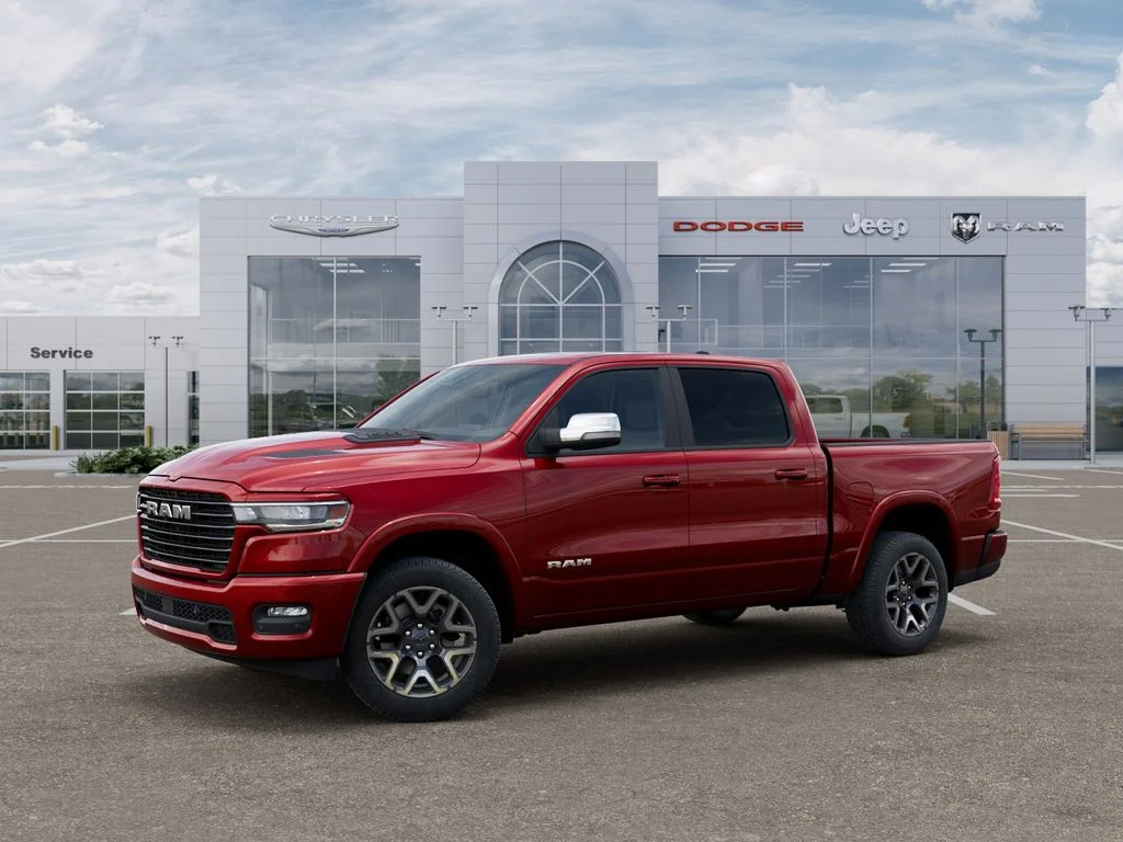 New 2026 Molten Red Pearl-Coat Exterior Paint RAM Laramie image 2
