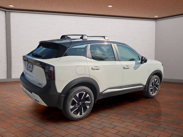 New 2026 Aspen White TriCoat / Super Black Two-tone Nissan SV image 3
