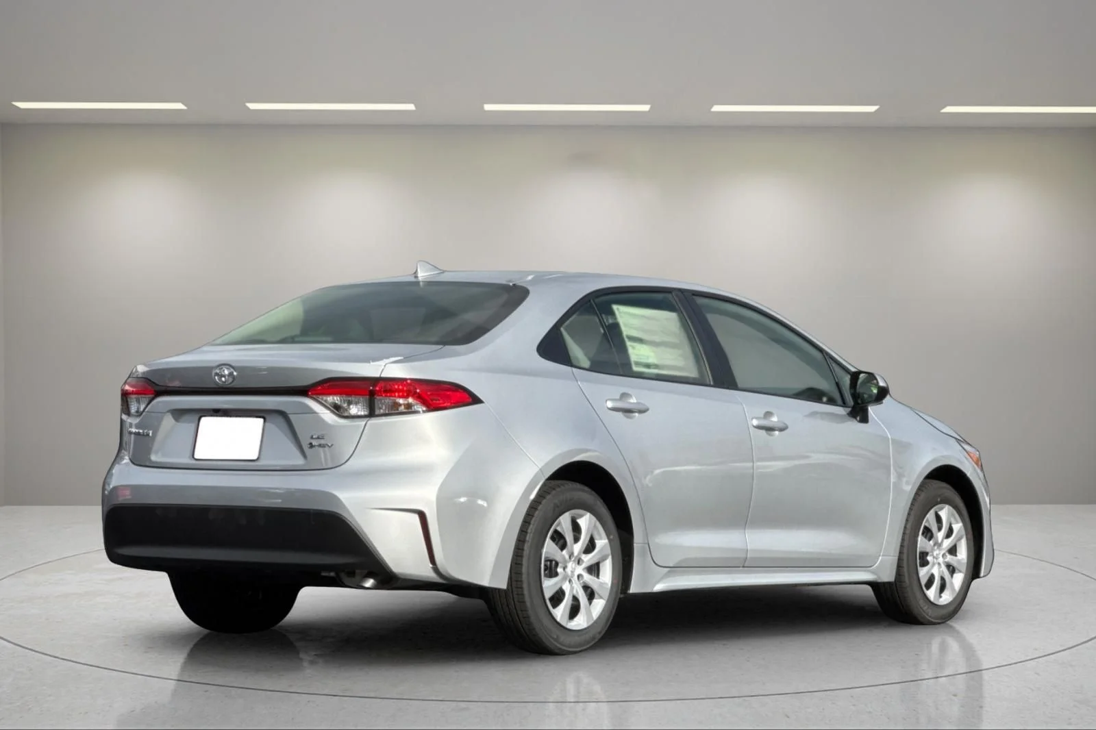 New 2026 Silver Toyota LE image 4