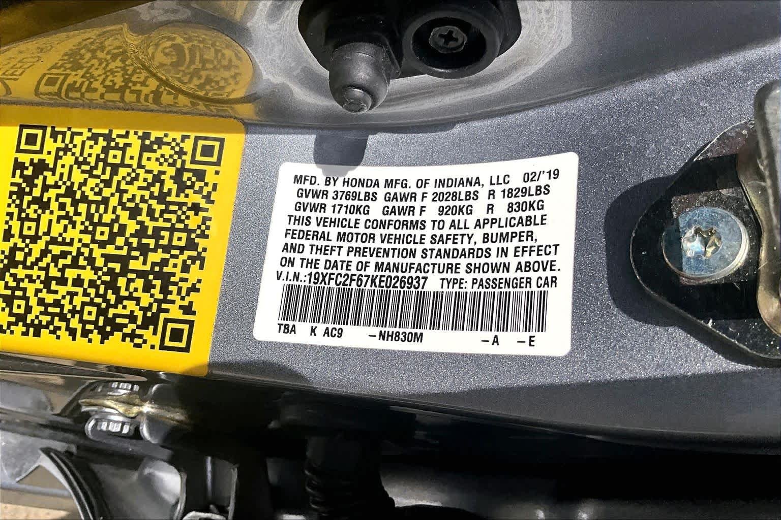 Used 2019 Lunar Silver Metallic Honda LX image 32