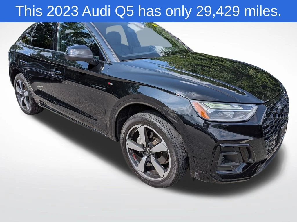 Used 2023 Black Audi 45 S line Premium image 1