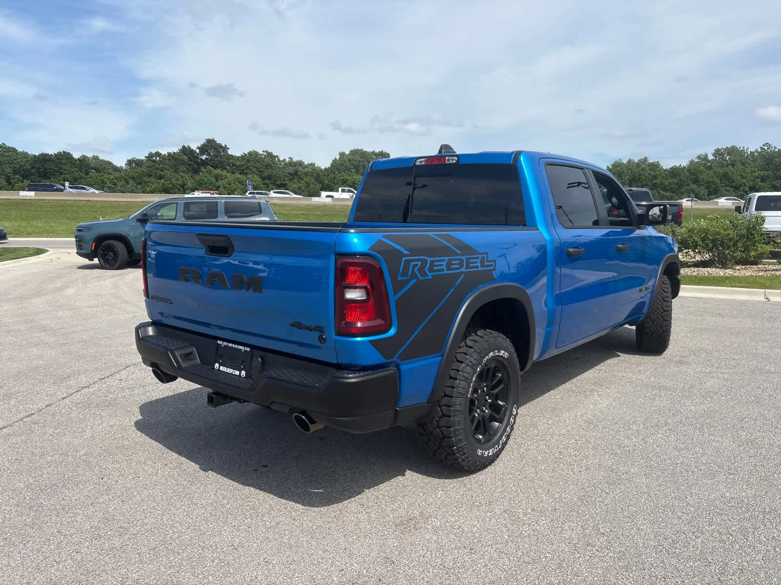 New 2026 Hydro Blue Pearl-Coat Exterior Paint RAM Rebel image 9