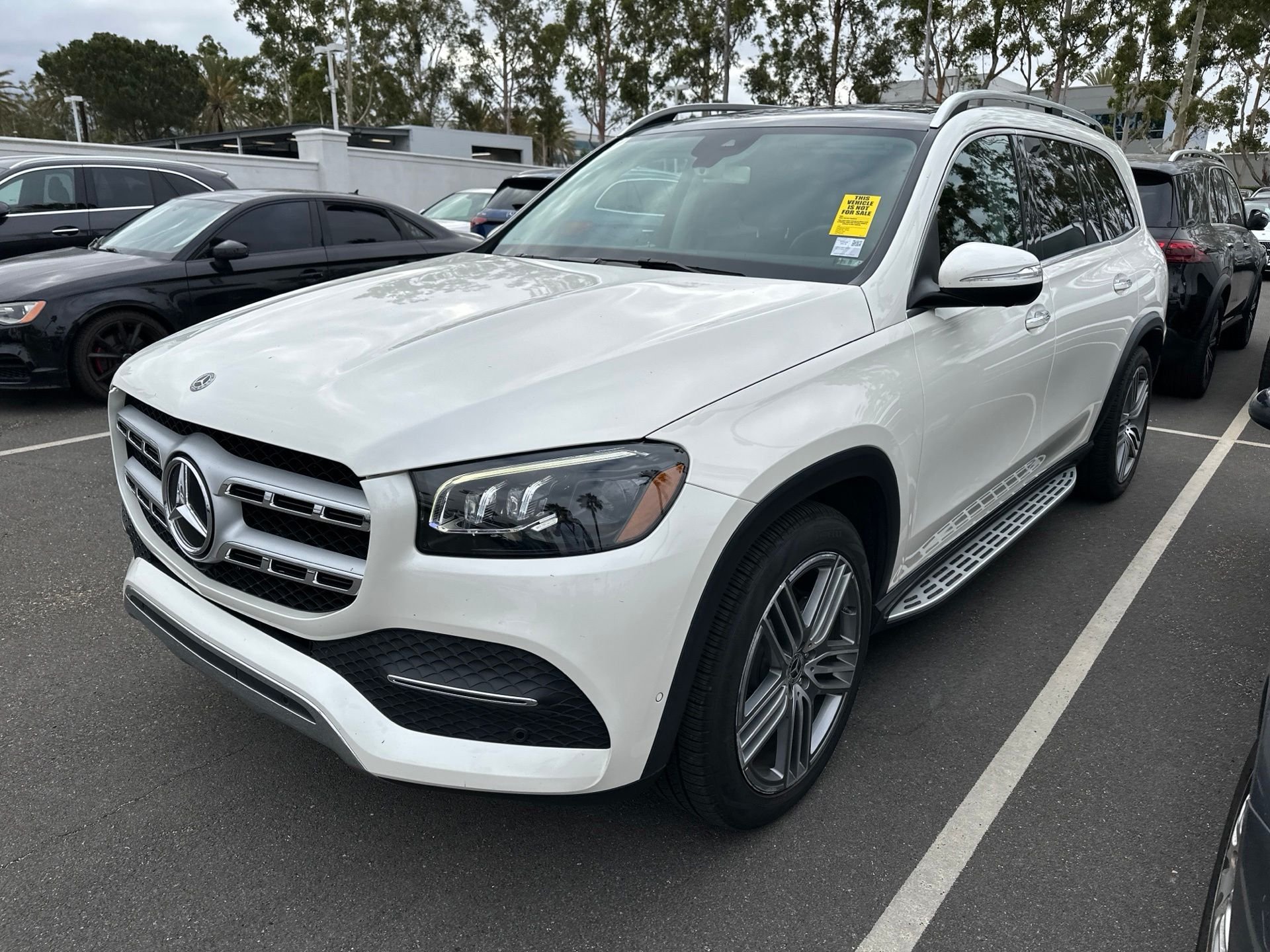 Used 2020 White Mercedes-Benz GLS 450 image 1