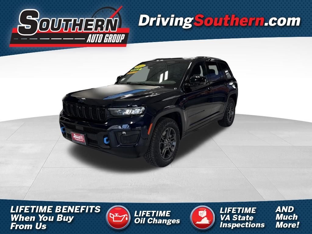 Used 2024 Black Jeep Trailhawk 4xe image 1