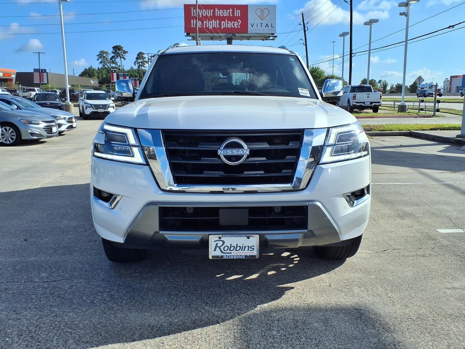 2022 Nissan Armada Platinum White at Price LeBlanc Nissan