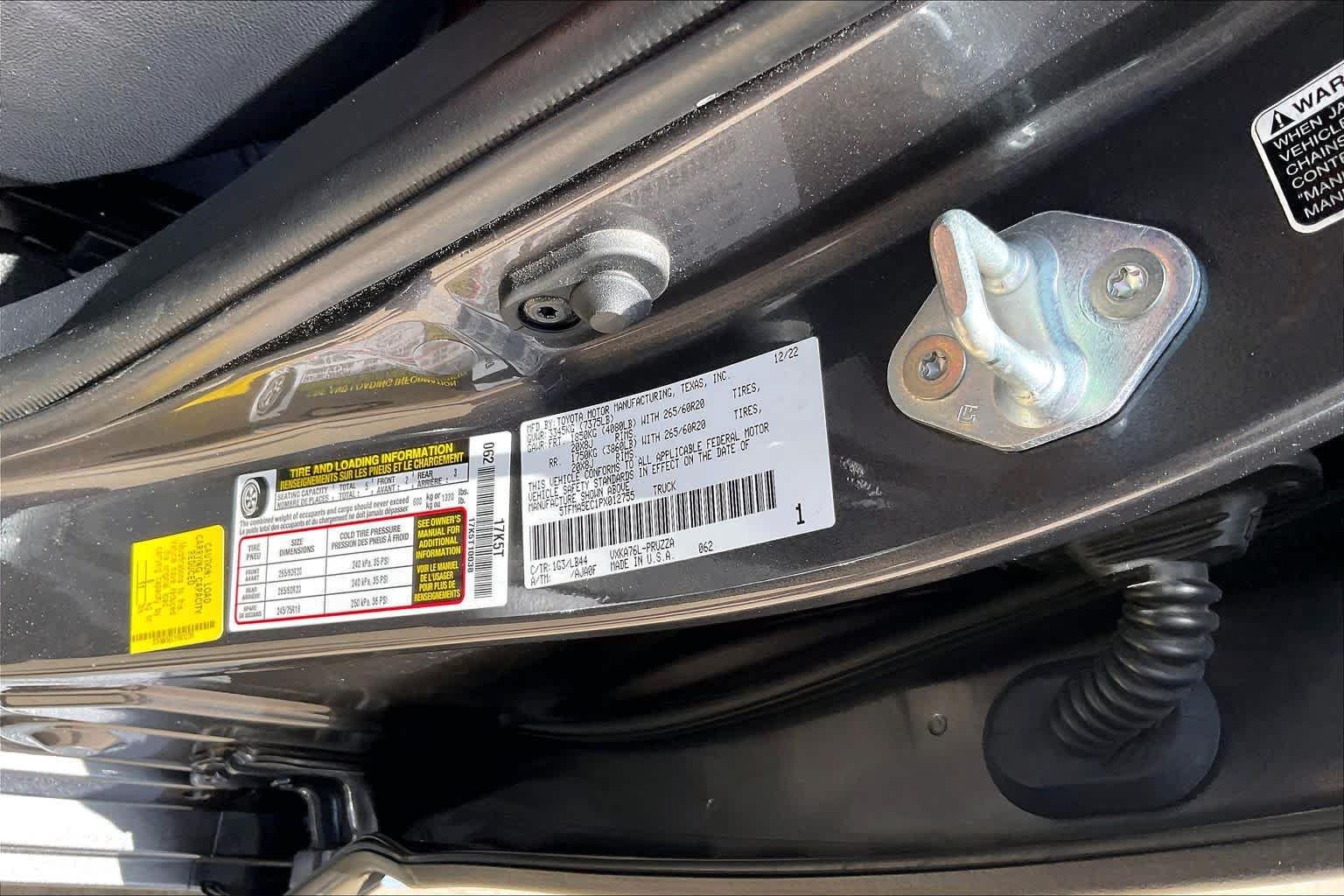 Used 2023 Magnetic Gray Metallic Toyota 1794 Edition image 34