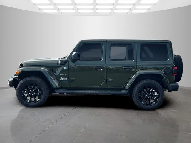 Certified Used 2023 Green Jeep Sahara 4xe image 4