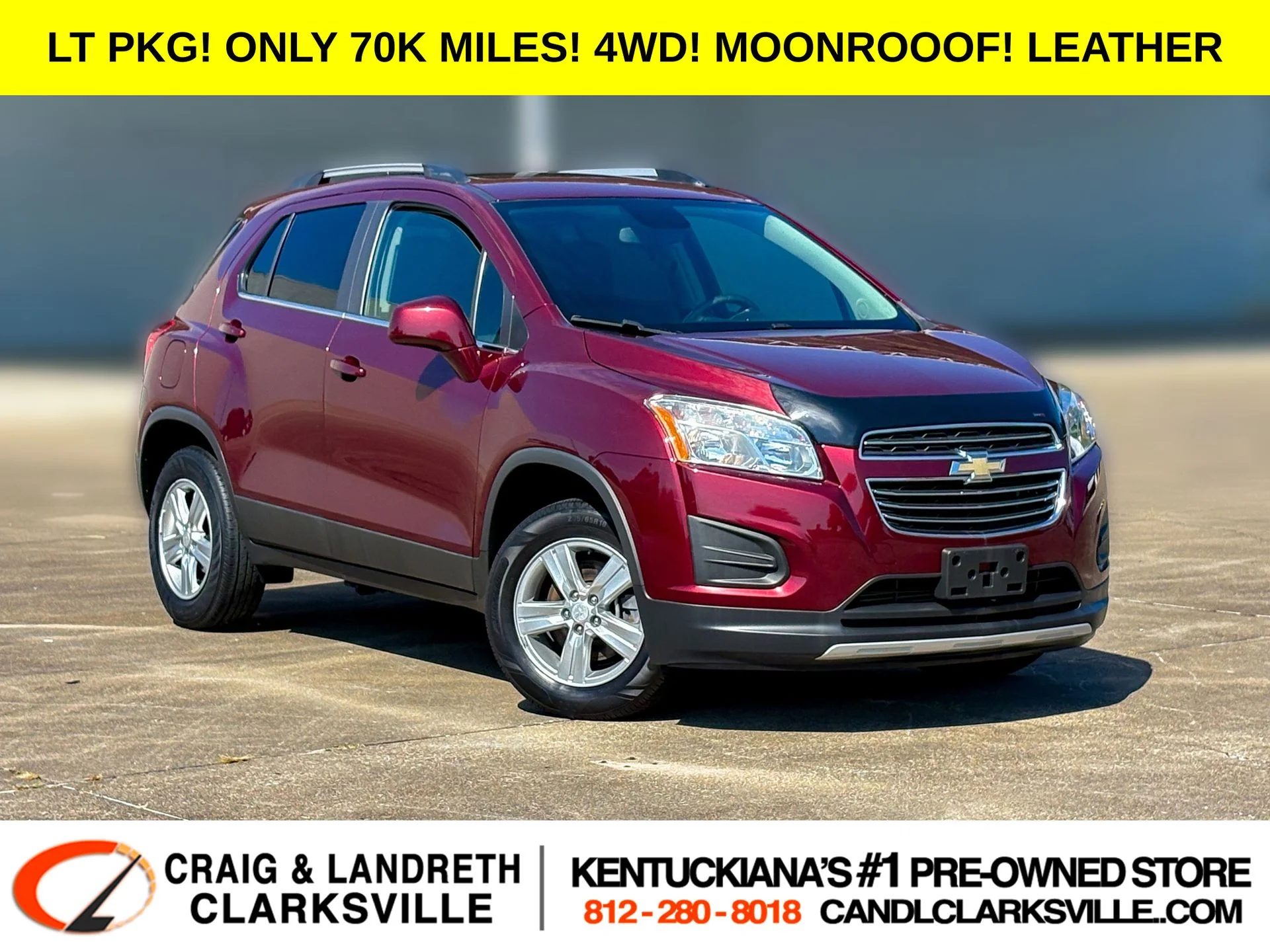 Used 2016 Red Chevrolet LT image 1