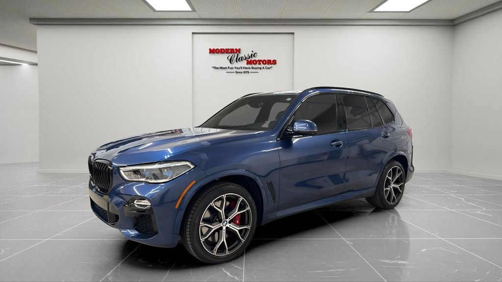 Used 2021 Blue BMW M50i image 4