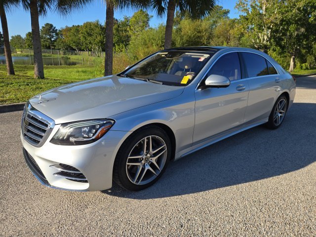 Used 2019 Iridium Silver Metallic Mercedes-Benz S 560 image 1